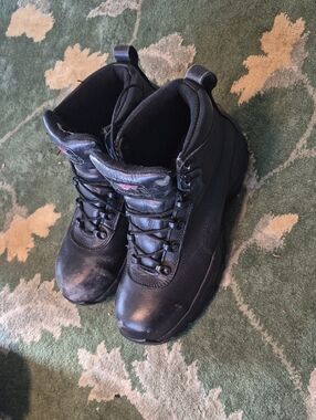 Red Wing Shoes Black Leather Men's Work Boots
